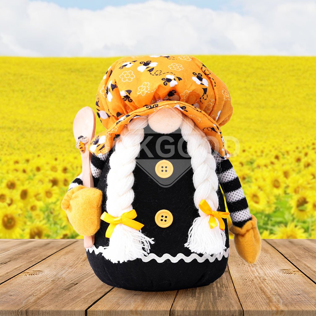 Plush Bumble Bee Gnome Dolls For Spring Gift