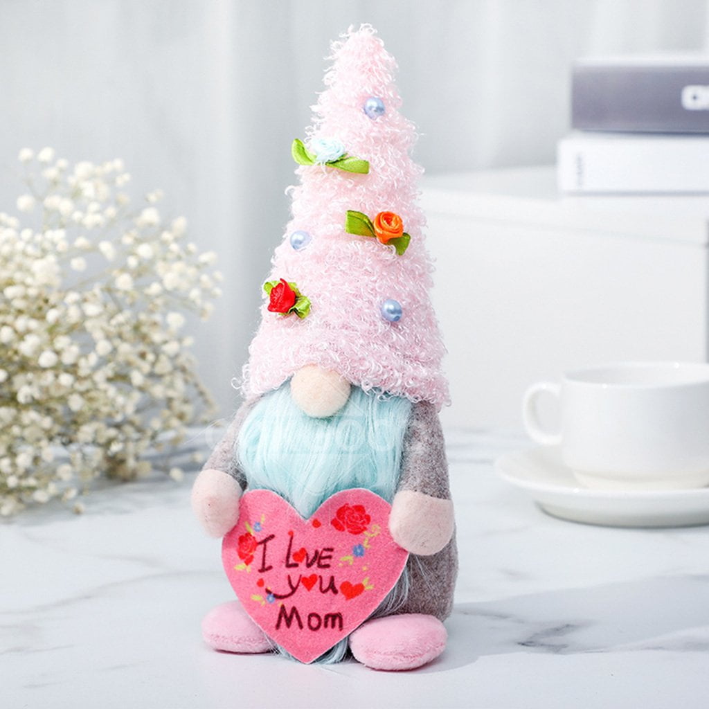 Adorable Plush Gnome Doll With Heart For Mother's Day Gift