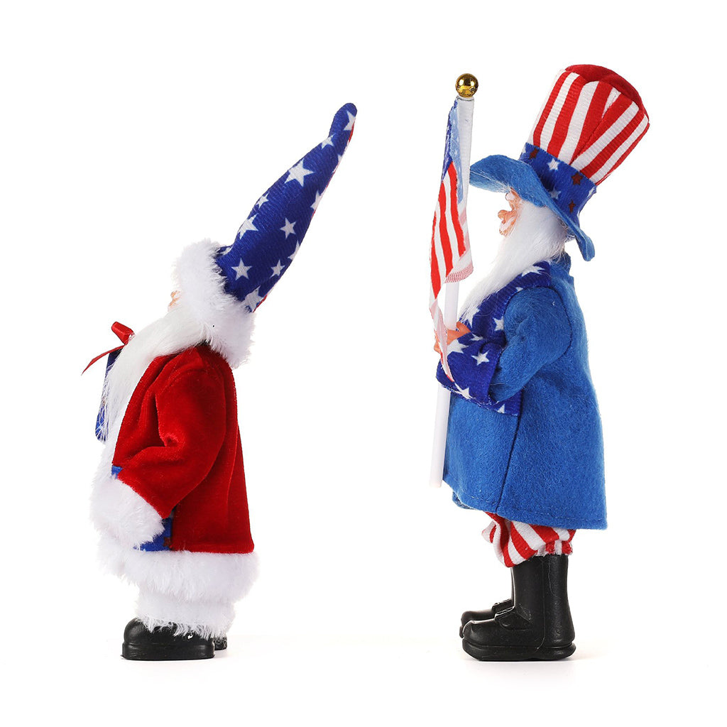 Uncle Patriot Plush Doll For Independence Day Gift And Decoration