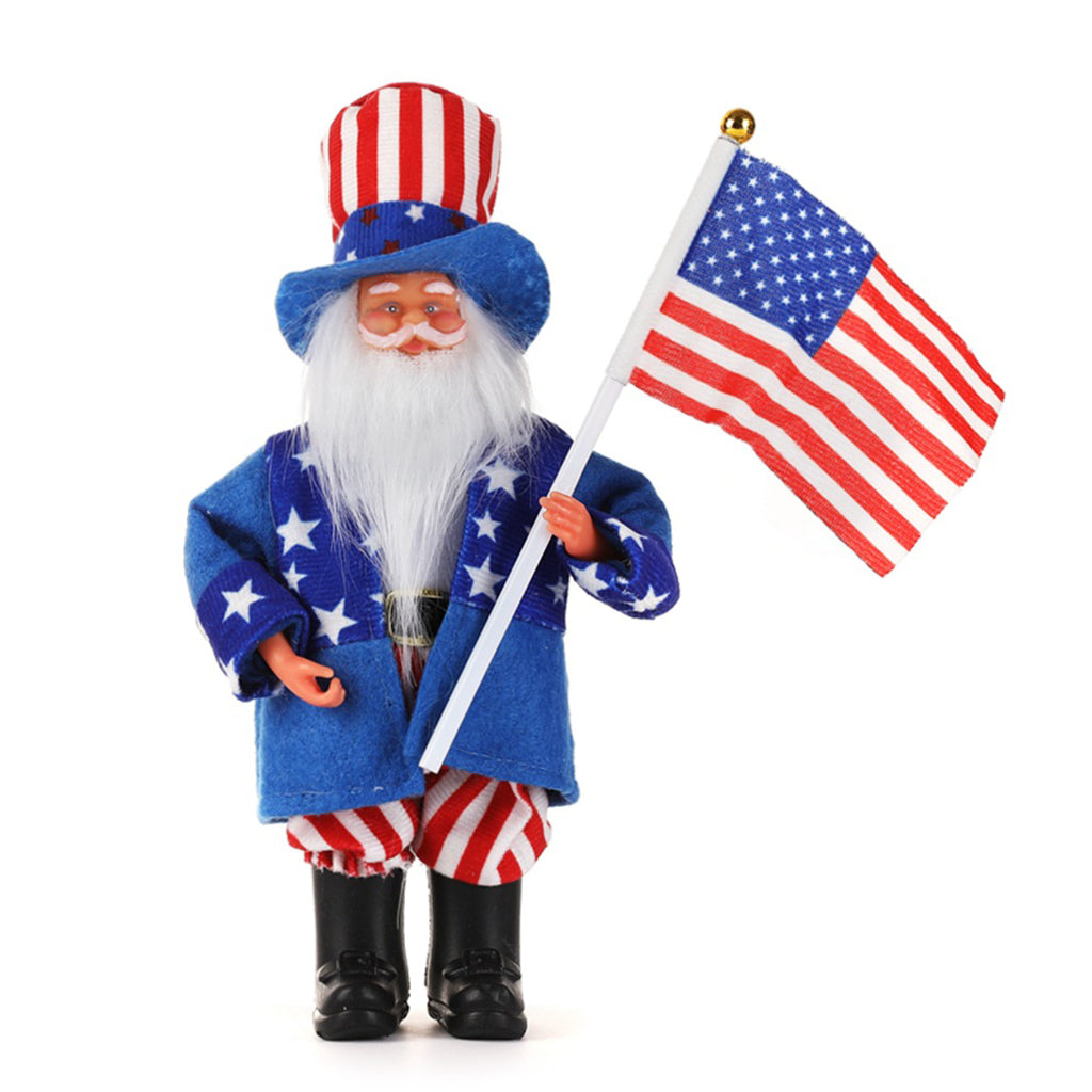 Uncle Patriot Plush Doll For Independence Day Gift And Decoration