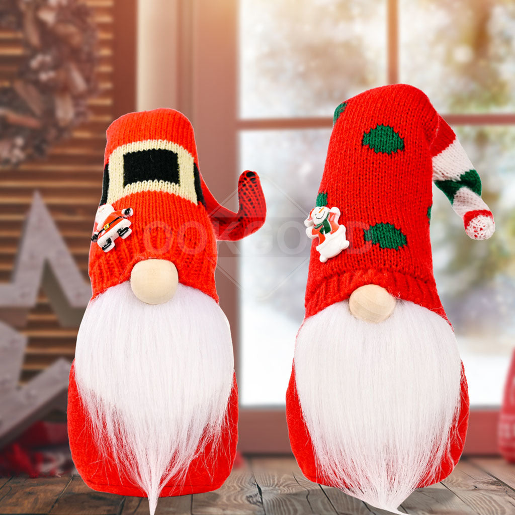 Handmade Plush Gnome With Adjustable Hat For Christmas Gift