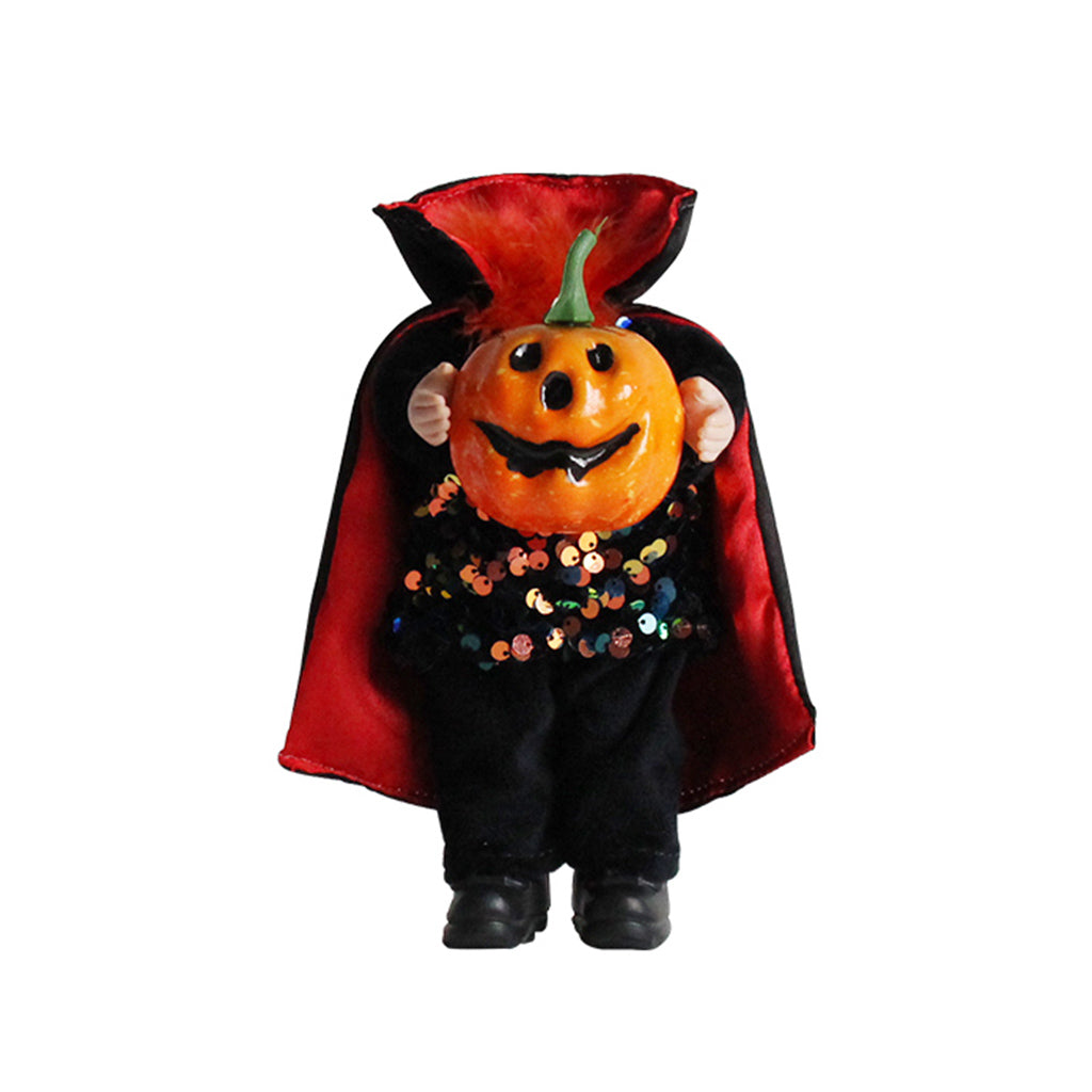 Unique Vampire Gnome Doll With Pumpkin For Halloween Gift And Decoration