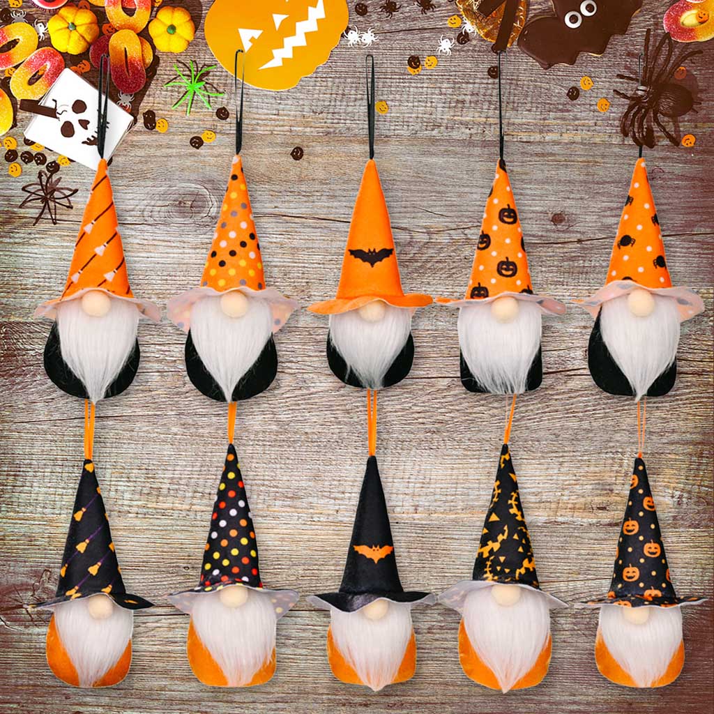 Plush Gnome Hanging Ornaments For Halloween Decoration