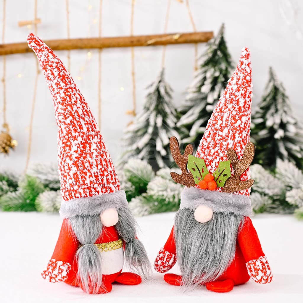 Forest Gnome Elf Couple For Christmas Gift