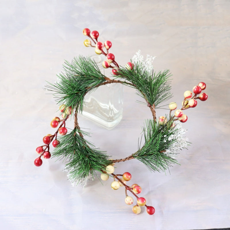 Christmas Candle Holder Ring Christmas Votive Candle Holder Home Decor