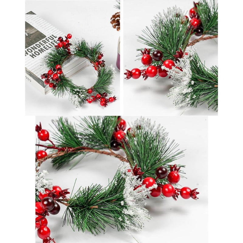 Christmas Candle Holder Ring Christmas Votive Candle Holder Home Decor