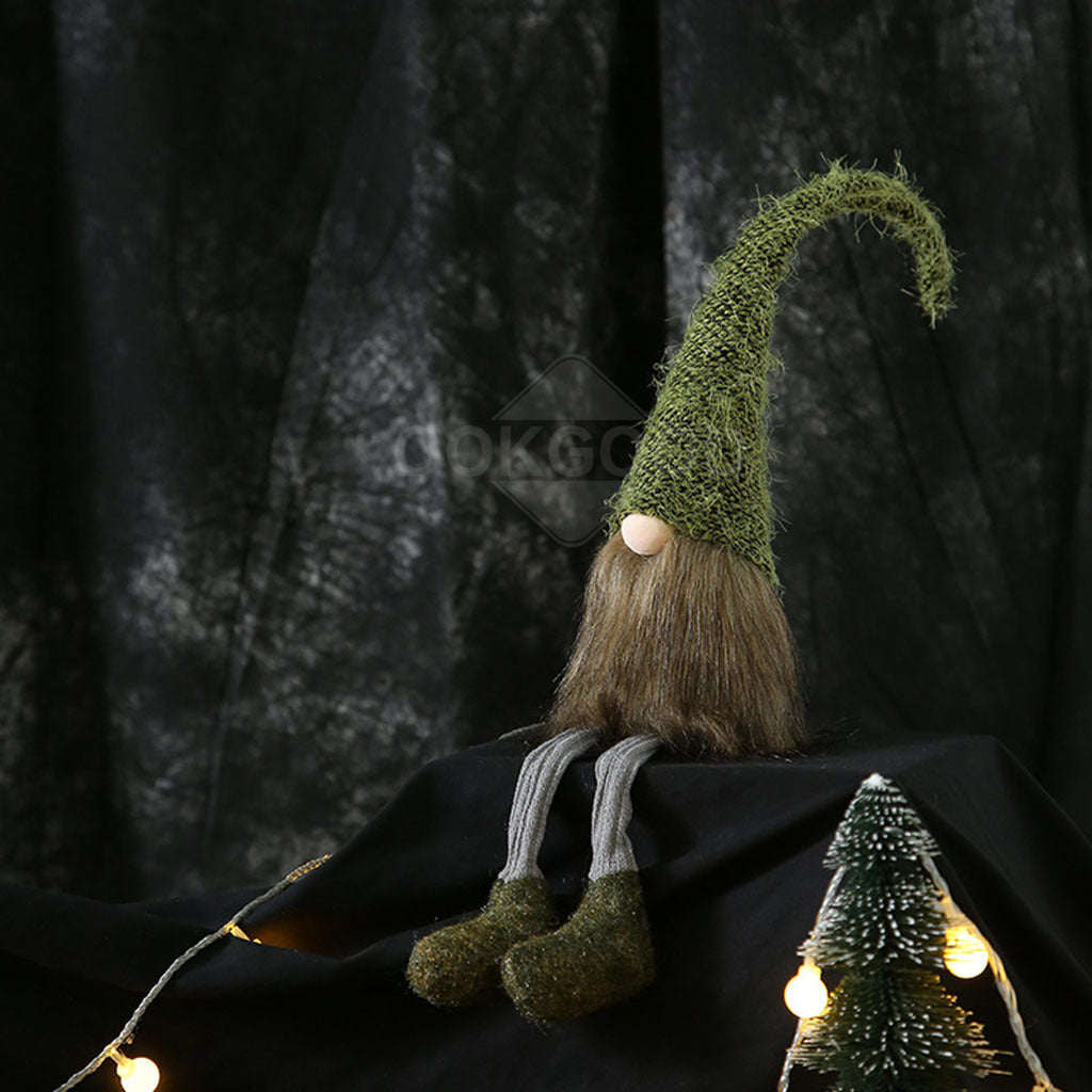 Green Hat Gnome Elf Family For Christmas Decoration