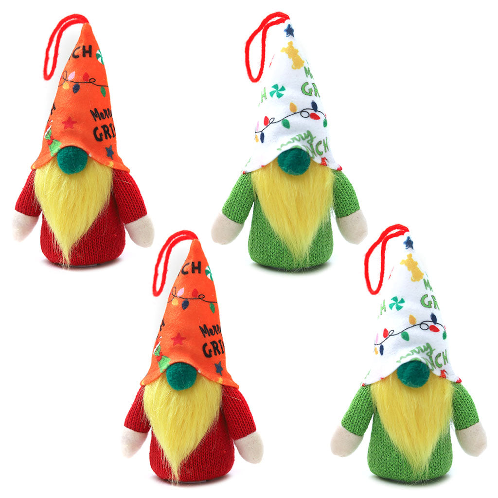Merry Grinchmas - Grinch Gnome Hanging Set