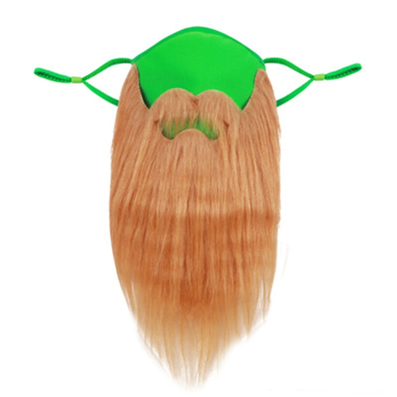 Saint Patrick's Day Irish Beard Funny Protective Reusable Face Mask Decoration
