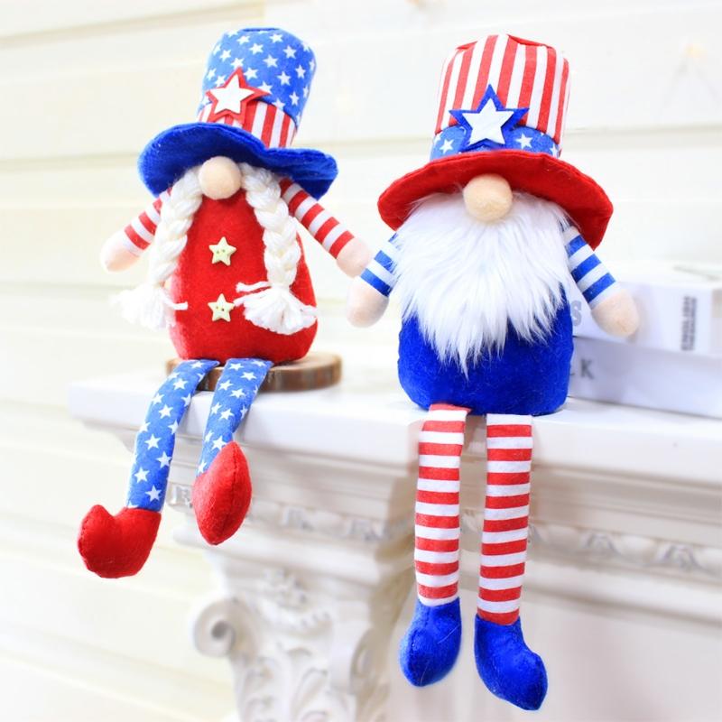 Independence Day Gnome Doll For Holiday Gift And Home Decor