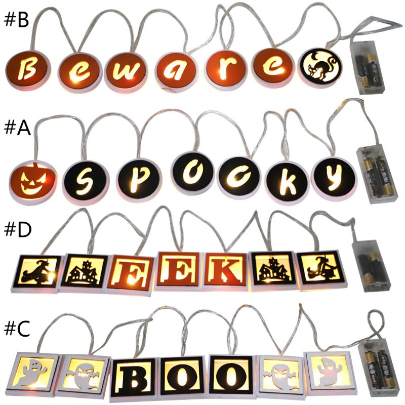LED Halloween String Light Party Decorations Indoor Outdoor