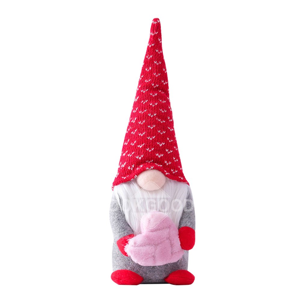 Handcrafted Plush Gnome Dolls Family For Valentine's Day Gift