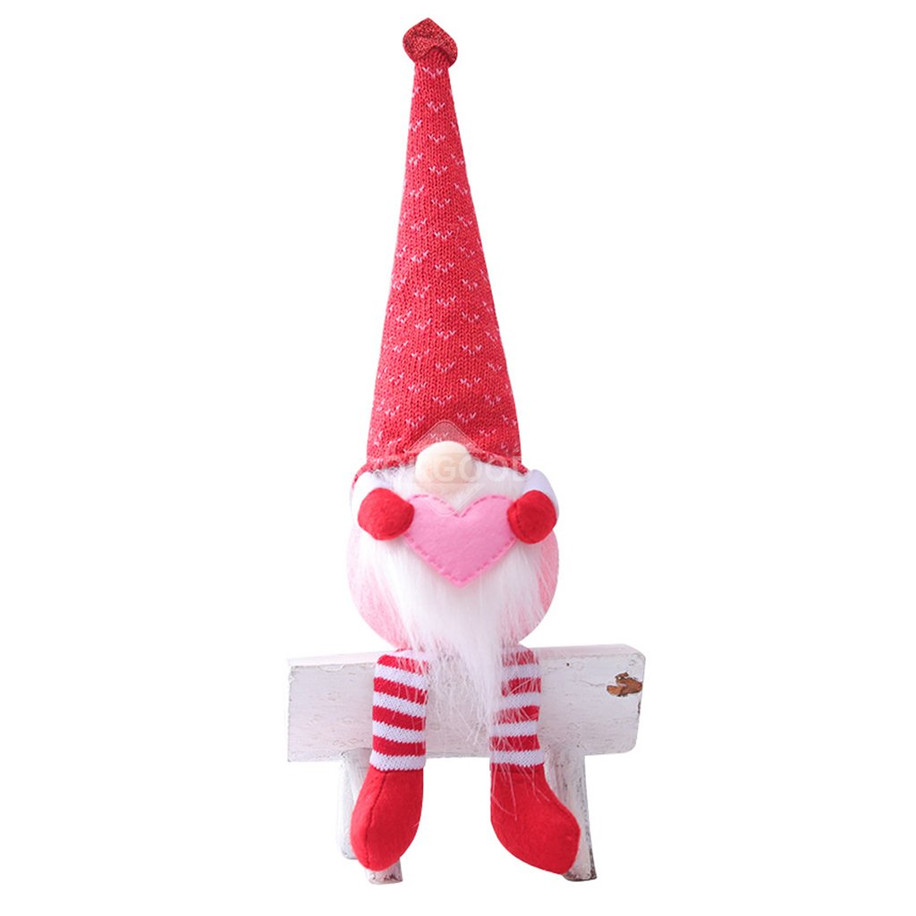 Glowing Plush Gnome Doll For Valentine's Day Gift And Decoration