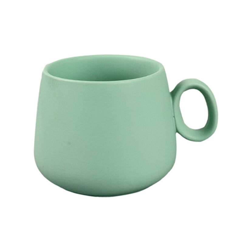 Ceramic Coffee Mug With Handle Tea Cups For Drinking Matte
