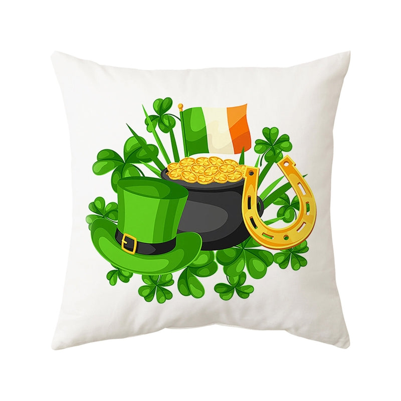 Patrick's Day Pillow Cover 17x17 Inch Irish