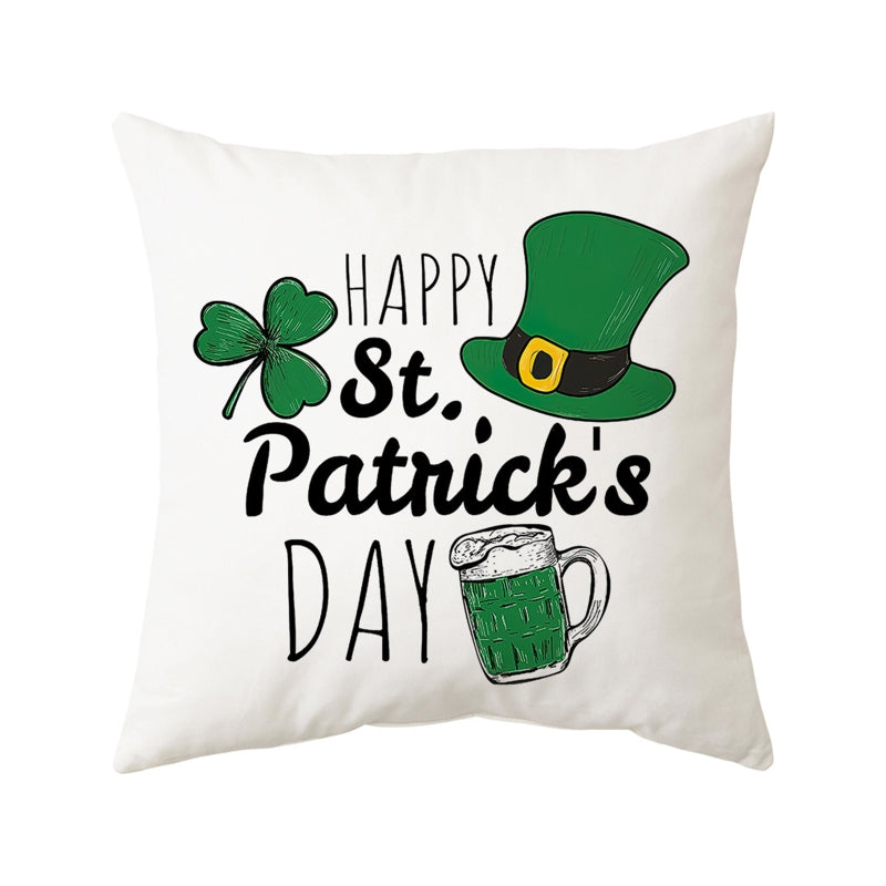 Patrick's Day Pillow Cover 17x17 Inch Irish