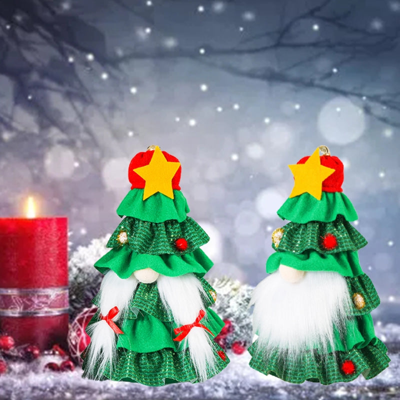 Christmas Tree Gnome Elf Ornament