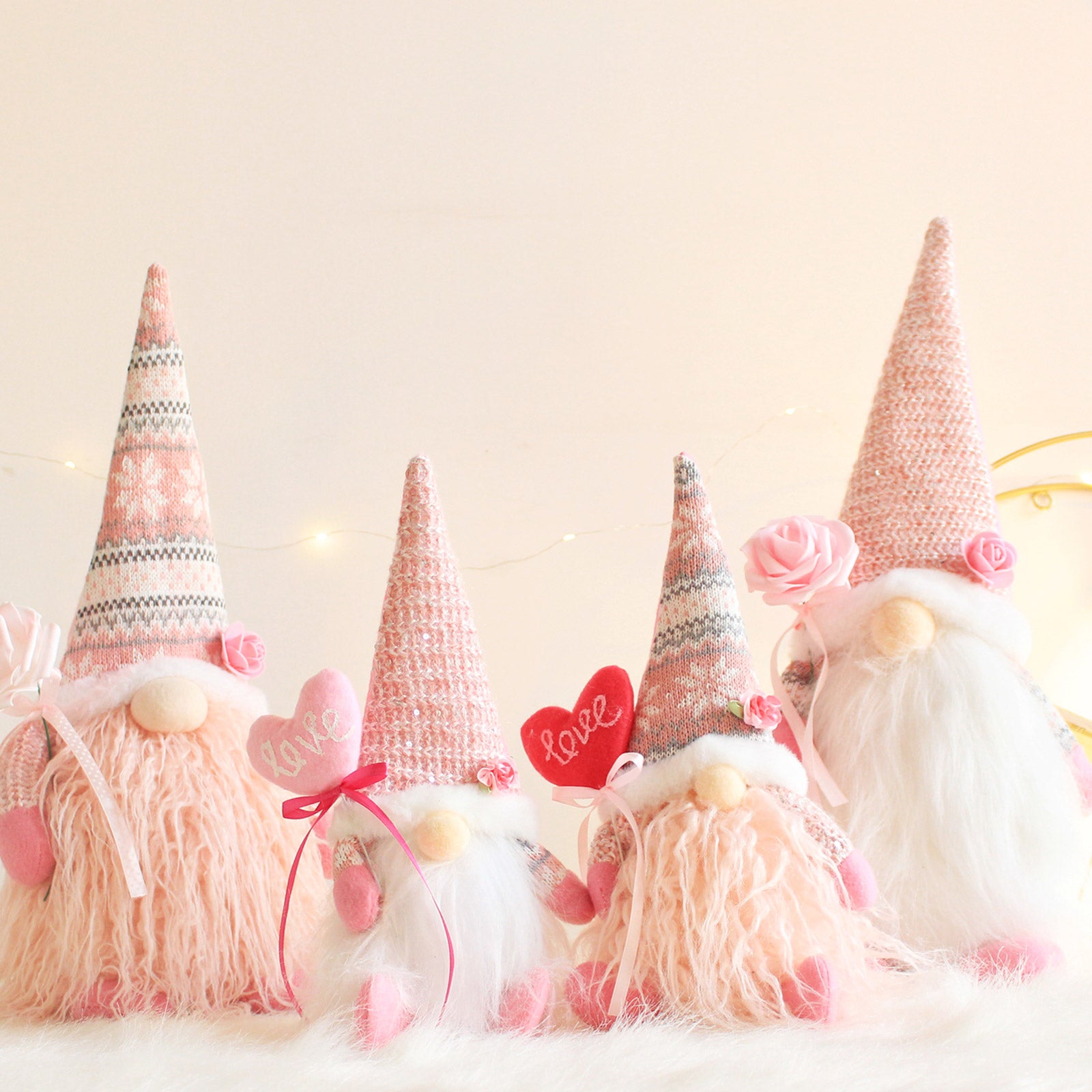 Love Gnome Doll Family For Valentine's Day Gift