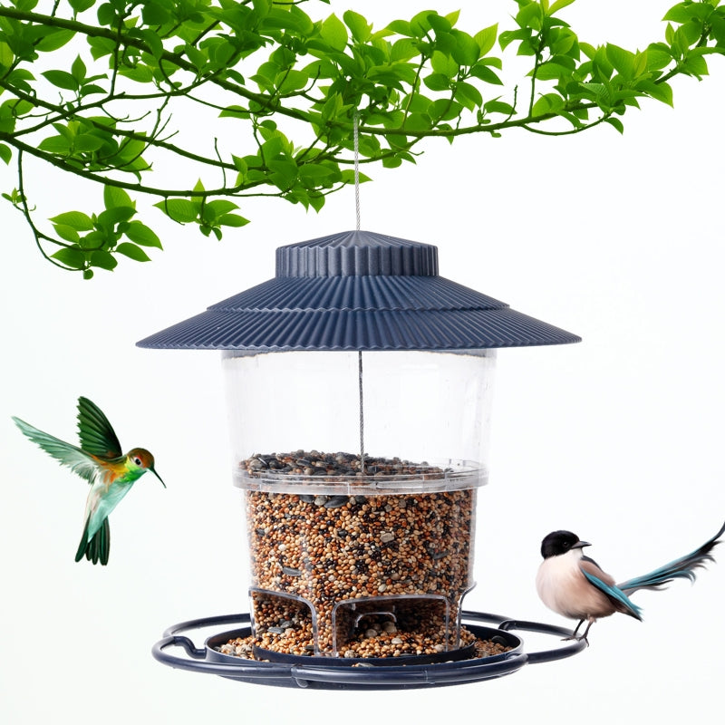 Foldable Bird Seed Feeders Squirrel Proof Hanging For Garden Yard Decor