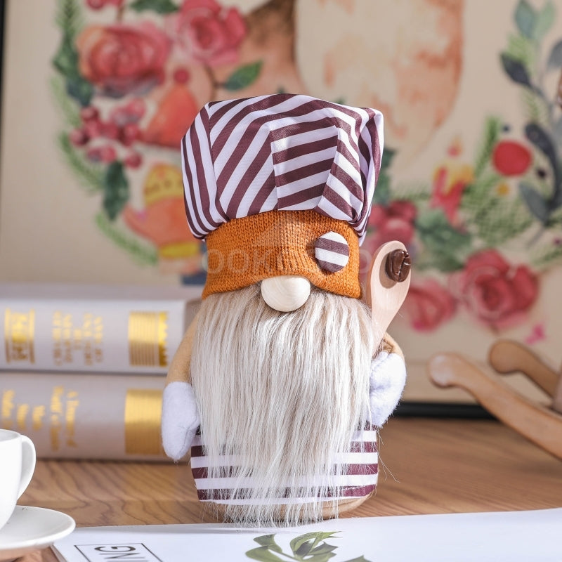 Coffee Gnome Chef Couple Holding Spoon