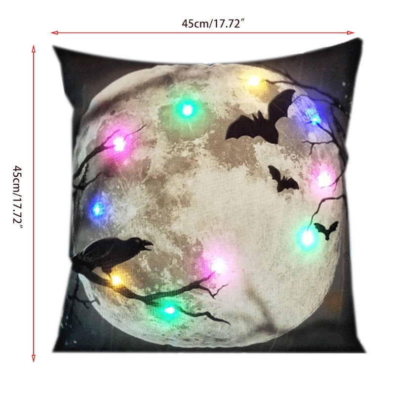 Halloween Christmas LED Lighting Cushion/Pillows Cover