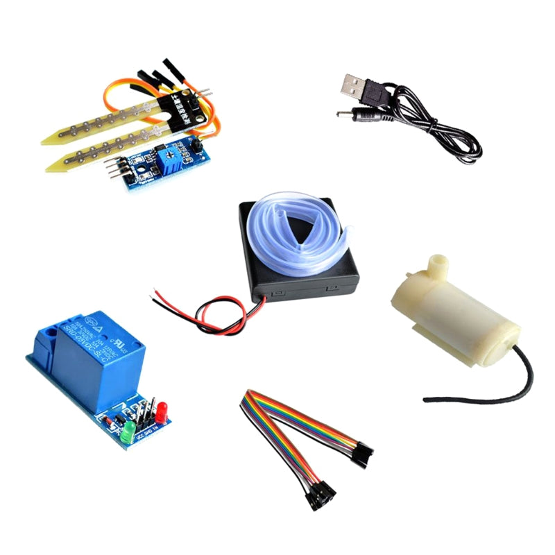 DIY Automatic Irrigation Watering System Tube 4 Channel 5V For Garden Lawn