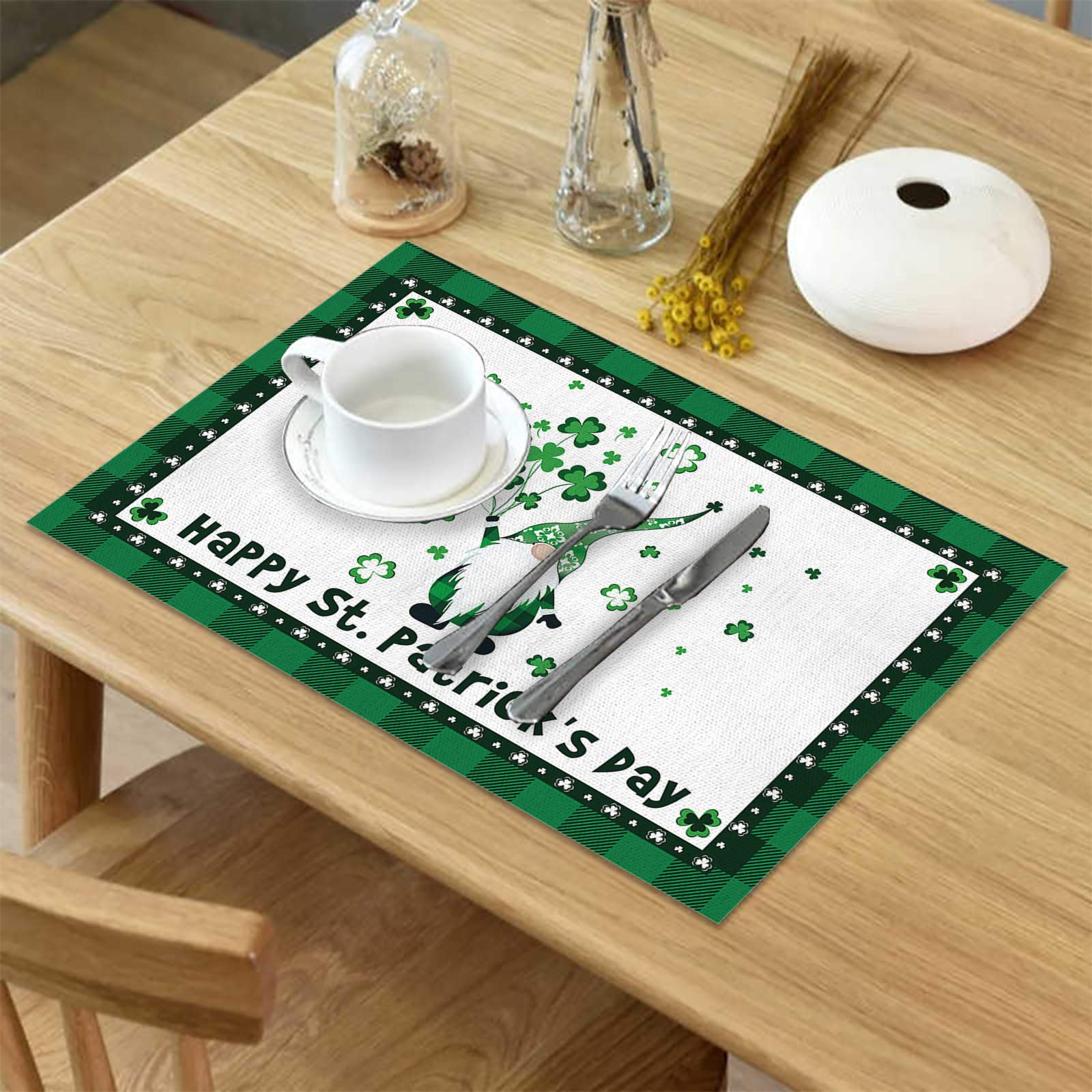 Happy St. Patrick's Day - Adorable Gnome Placemat