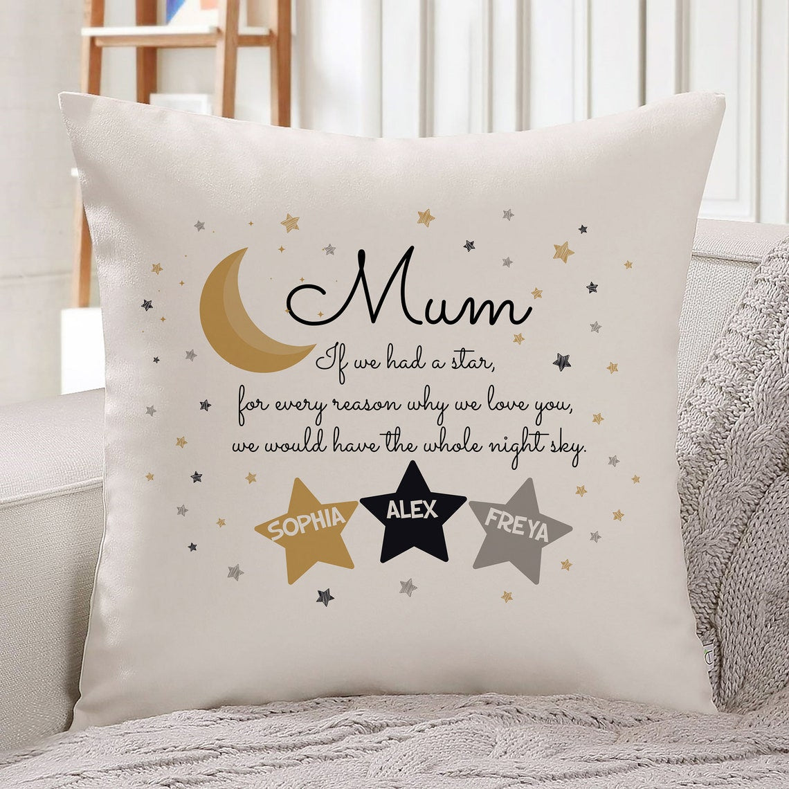 If We Had A Star - Personalized Custom Mother's Day Pillowcase