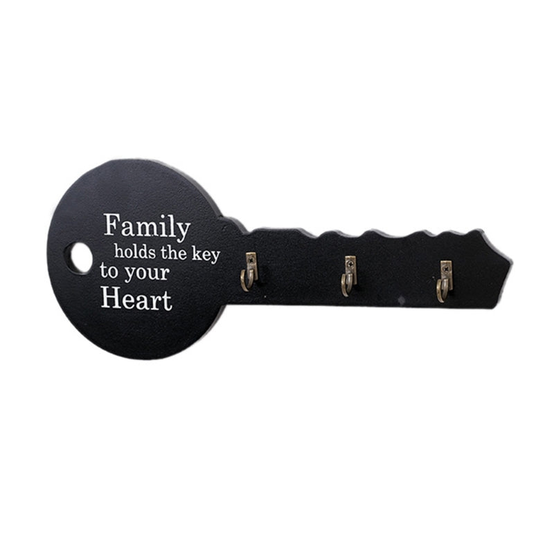 Multifunctional No-punch Vintage Key-shaped Hooks