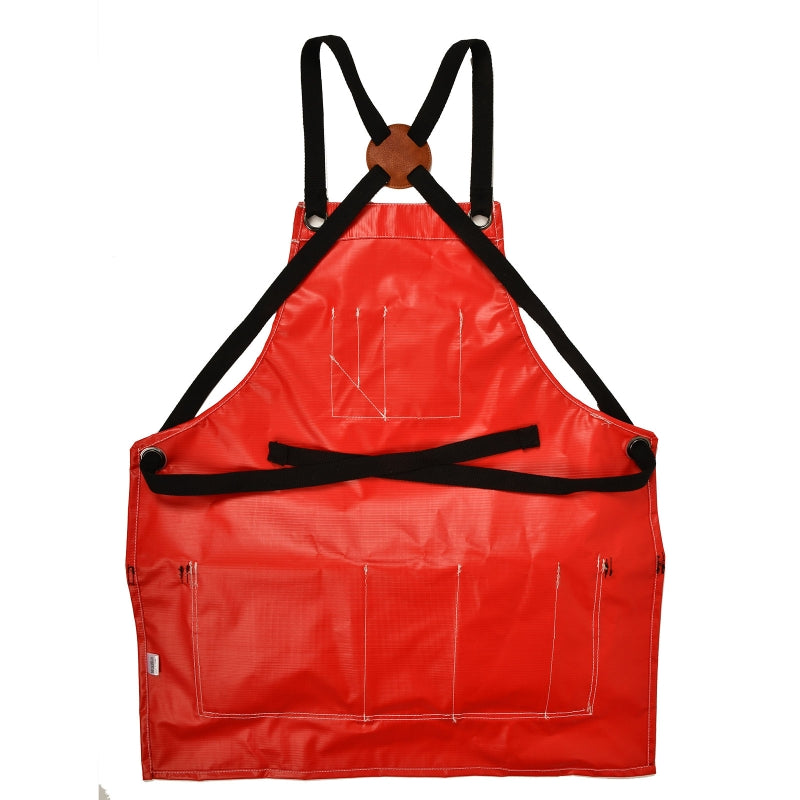 Waterproof PVC Cross Back Apron With Multi Tool Pockets waterproof-pvc-cross-back-apron-with-multi-tool-pockets