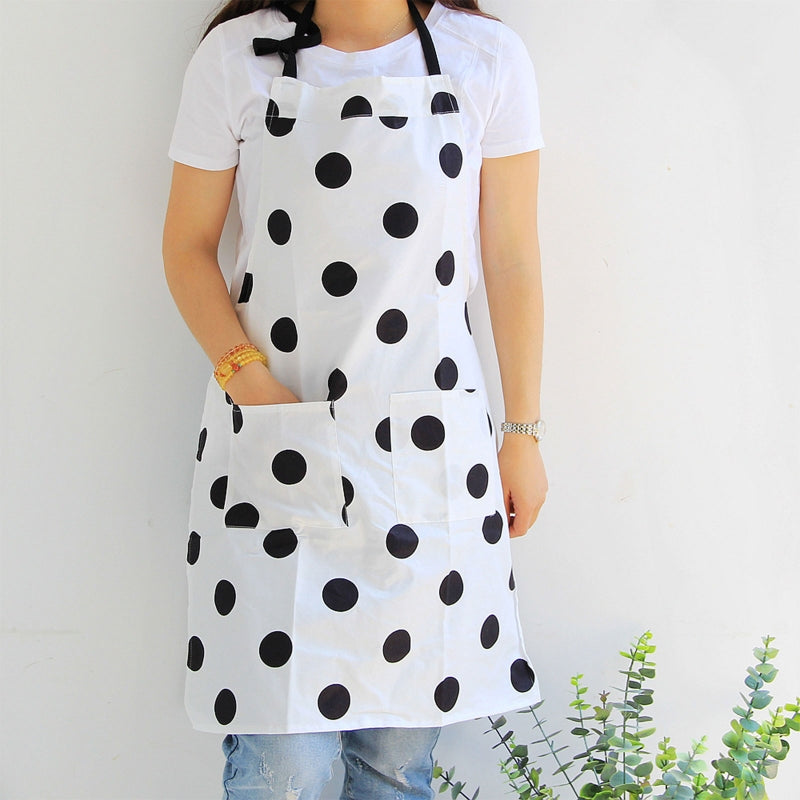 Full Cotton Apron With Pockets For Women Baking Gardening Painting