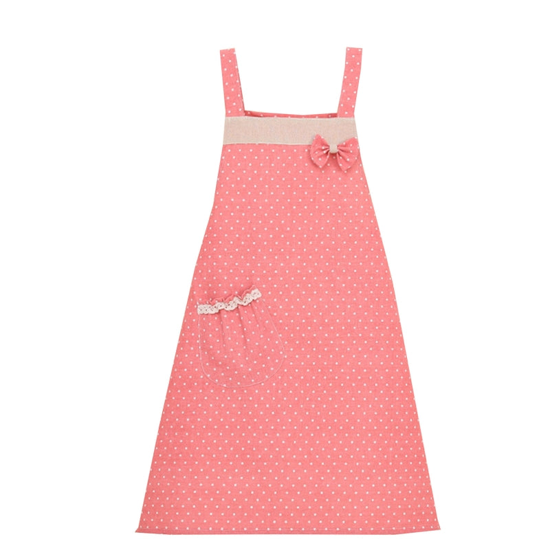 Cute Apron Adjustable Waist For Women Gardening Painting Cooking