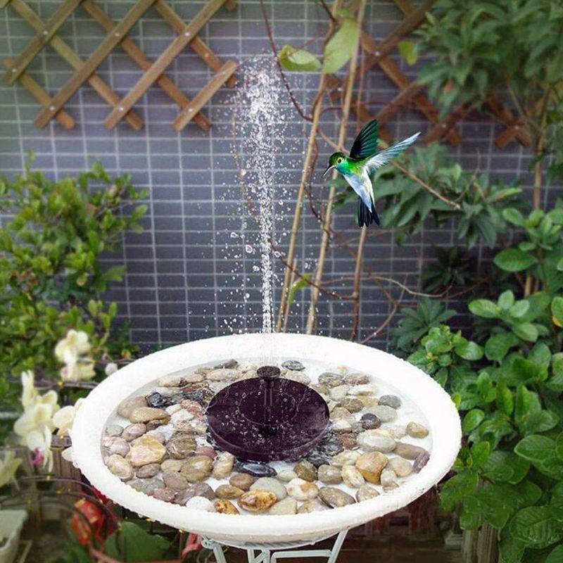 New Upgraded Solar Powered Fountain for Outdoor