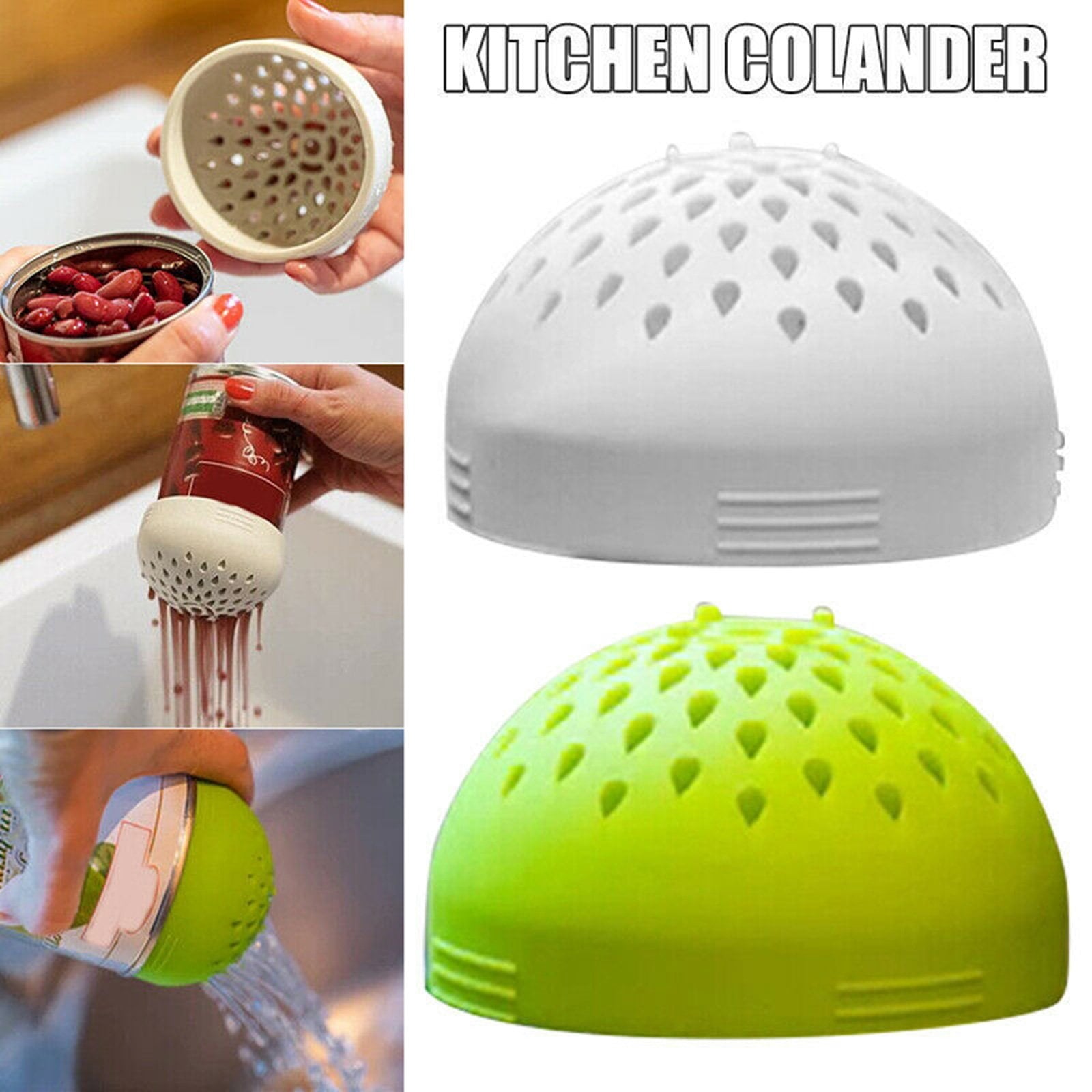 Multi-Purpose Creative Silicone Colander Micro-Perforated Colander Strainer Kitchen Tool