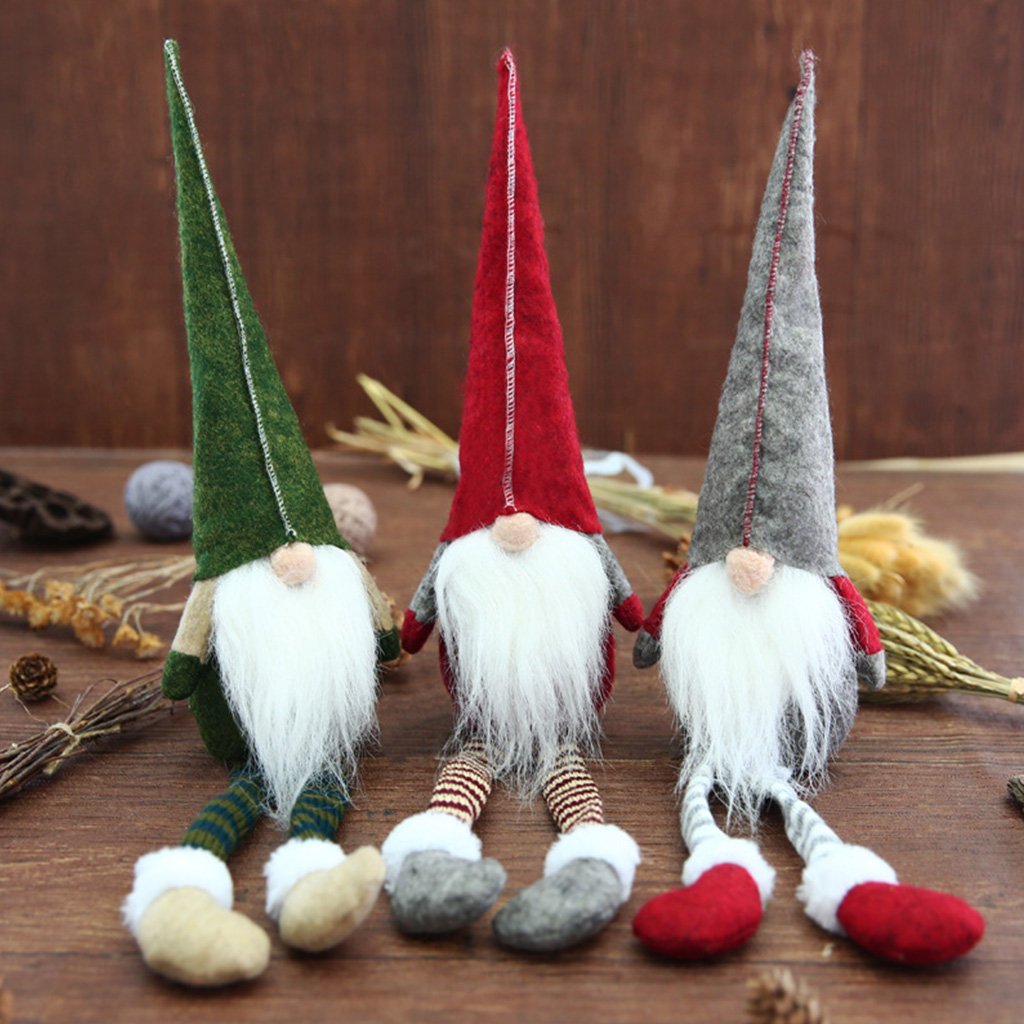 Scandinavian Style Plush Gnome Dolls For Gift And Decoration