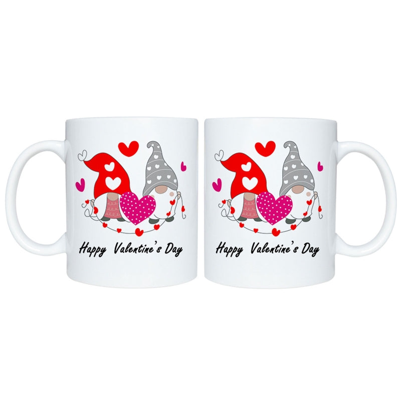 Customized Funny Coffee/Tea Mugs For Valentine's Day Gifts Present Both Sides Printed