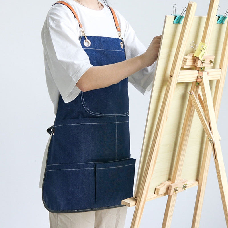Painting Apron With Adjustable Cross Back For Men Women