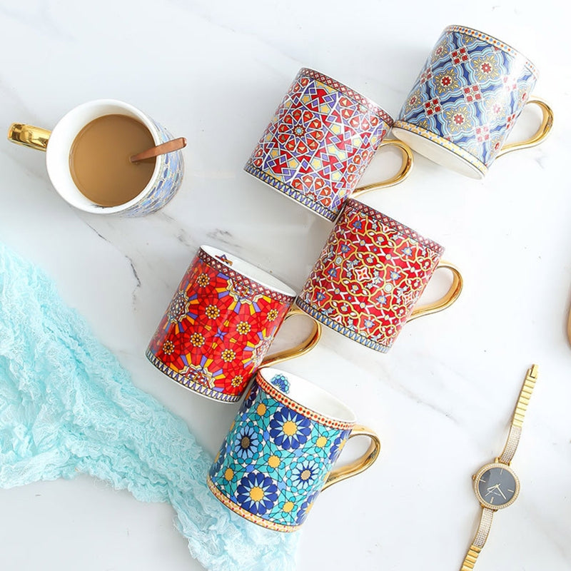 Morocco Style Coffee Cup Ceramic Mug