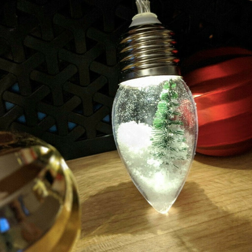 Christmas LED Snow Globe Light For Indoor Outdoor Decoration