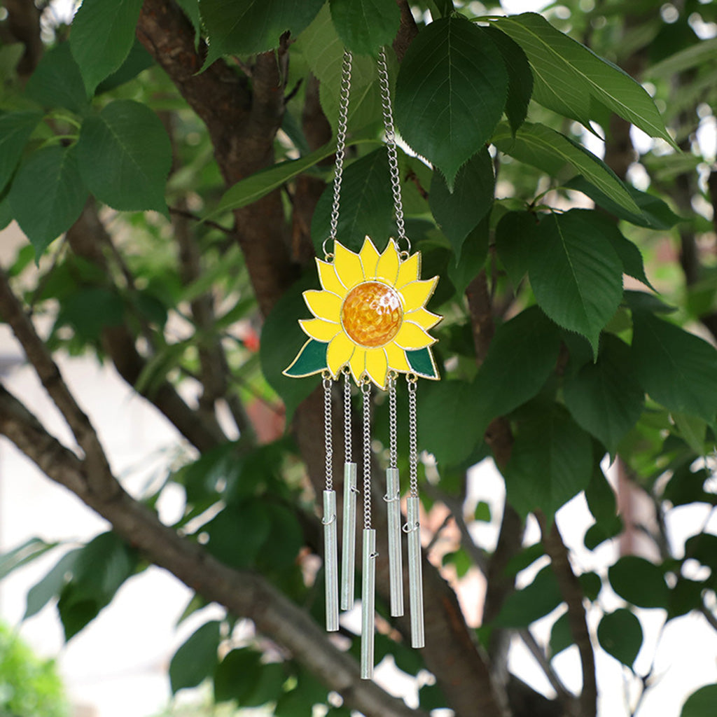 Alloy Bat And Sunflower Hanging For Halloween Decoration