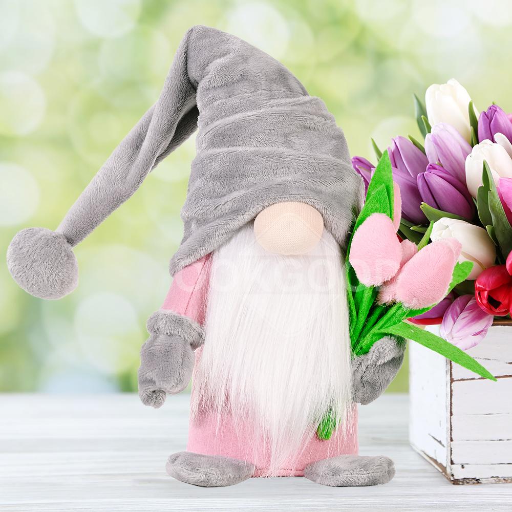 Adorable Tulip Plush Gnome For Mother's Day