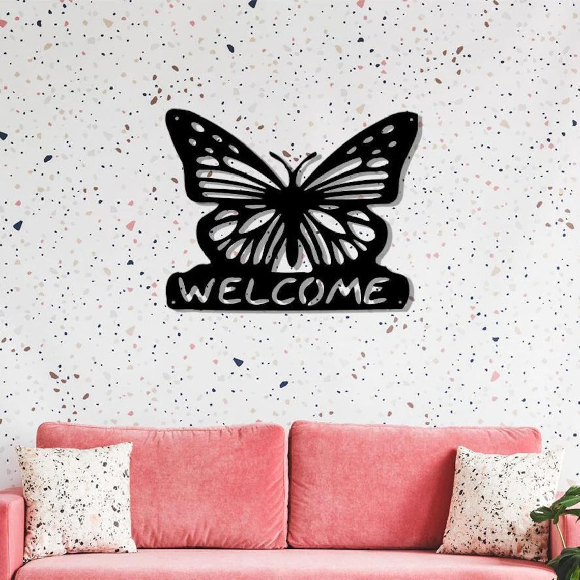 Personalized Custom Butterfly Metal Wall Art
