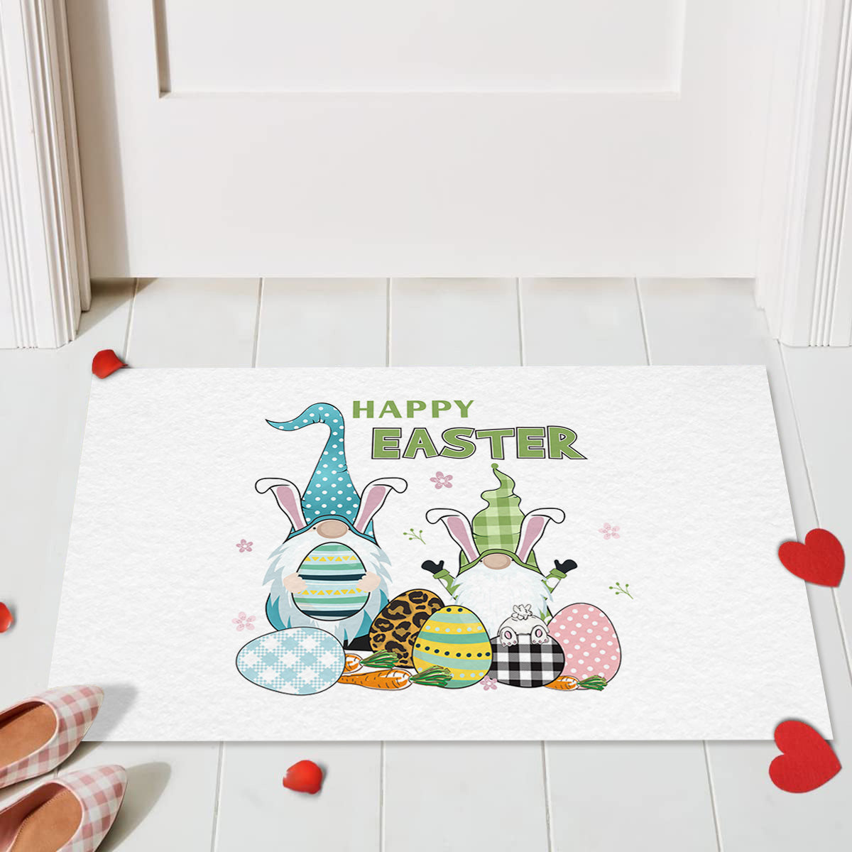 Son And Dad - Easter Bunny Gnome Doormat