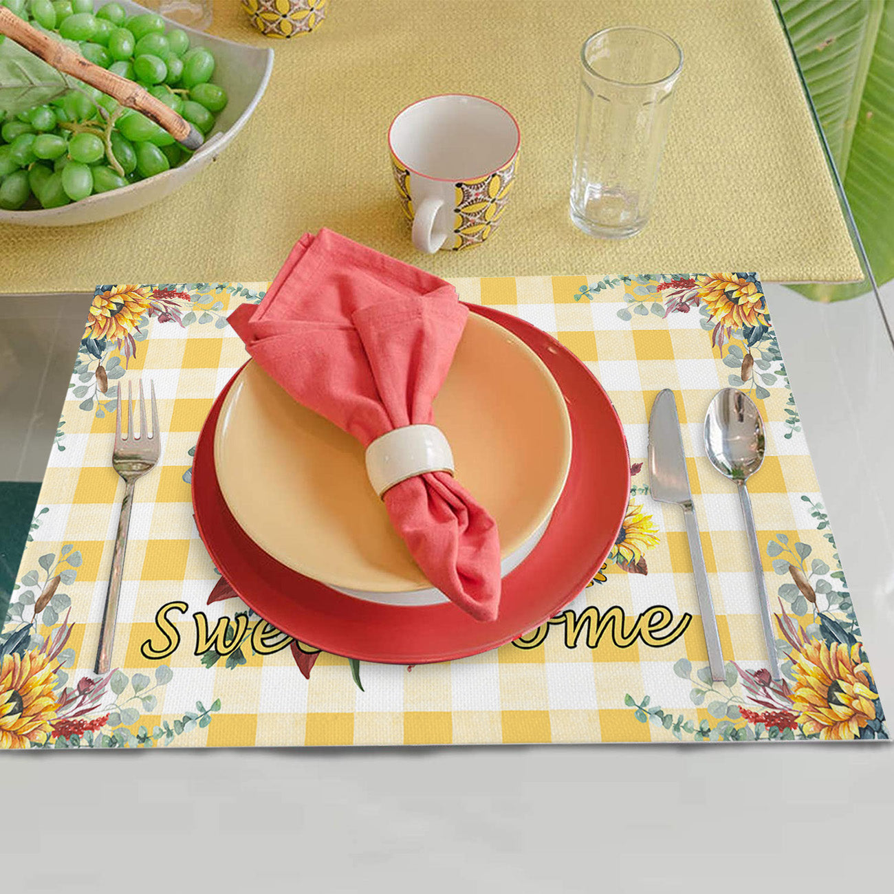 Home Sweet Gnome - Spring Table Placemat