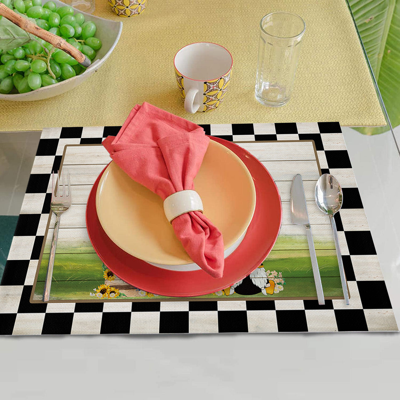 Home Sweet Gnome - Spring Table Placemat