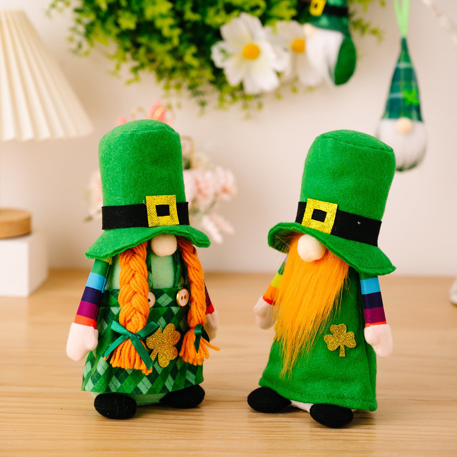 【2023 New】 St. Patrick's Day Gnomes with lovely green dress