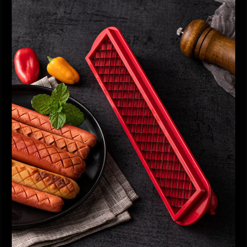 Hot dog Slicer Hot Dogs Cutter Tool Sausage Slicers Portable