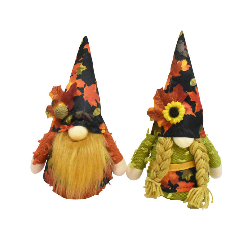 New Maple sunflower Gnome For Autumn Home/window deco