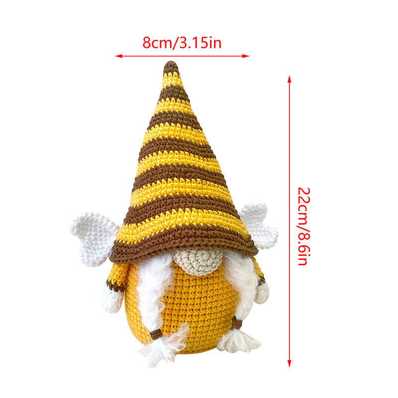 Spring bees knit plush gnomes