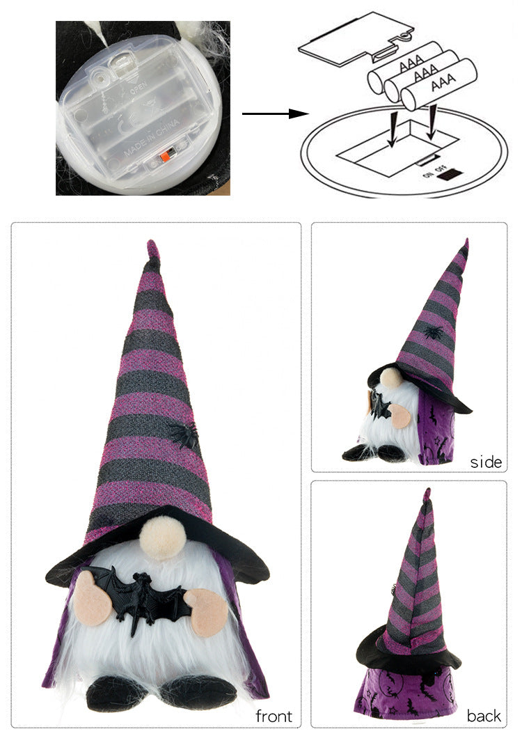 New Halloween Scary Gnomes with Lights